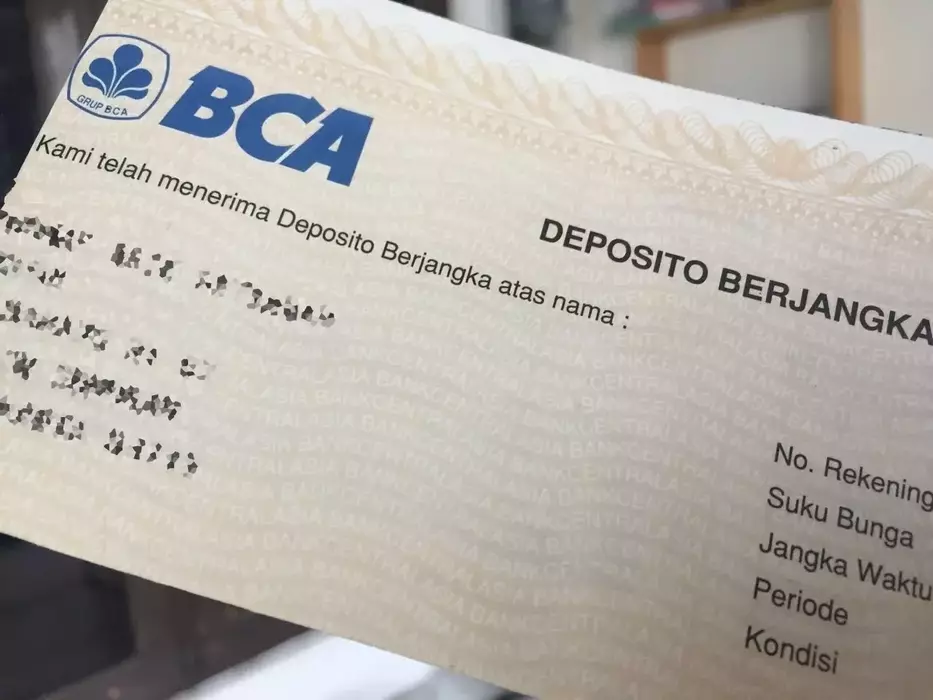 Deposito Berjangka BCA